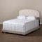 Baxton Studio Lexi Modern Light Beige Upholstered Full Size Bed 136-7436 - alternate 4
